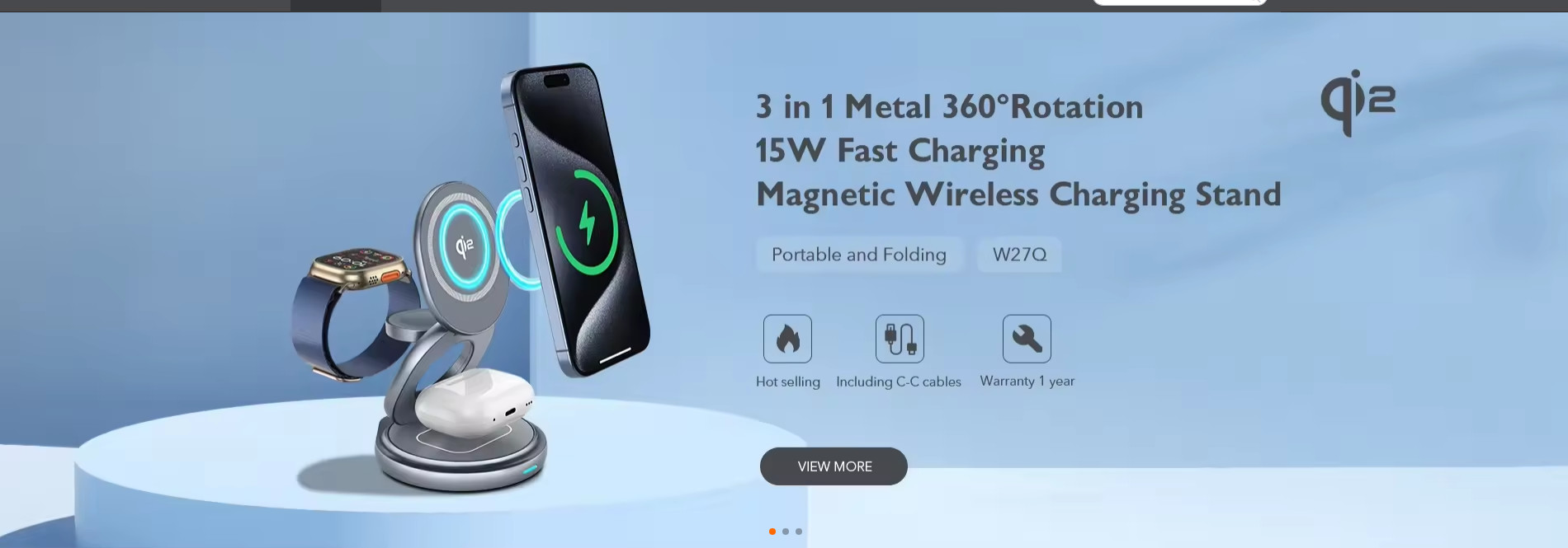 chất lượng 3 trong 1 trạm sạc không dây nhà máy sản xuất